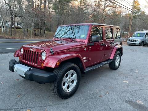 2013 Jeep Wrangler Unlimited for sale at Old Rock Motors in Pelham NH