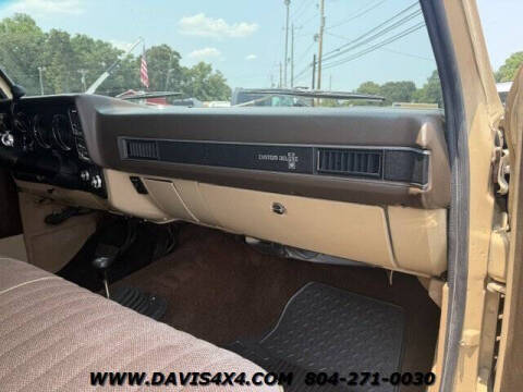 1982 Chevrolet C/K 10 Series