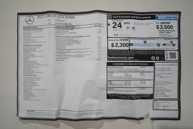 2023 Mercedes-Benz E-Class AMG E 53
