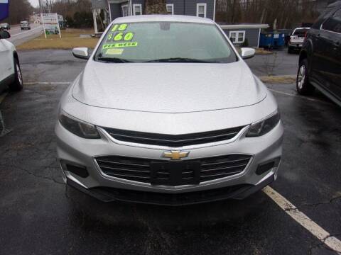 2018 Chevrolet Malibu for sale at Highlands Auto Gallery in Braintree MA