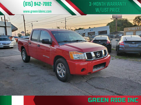 2011 Nissan Titan for sale at Green Ride Inc in Nashville TN