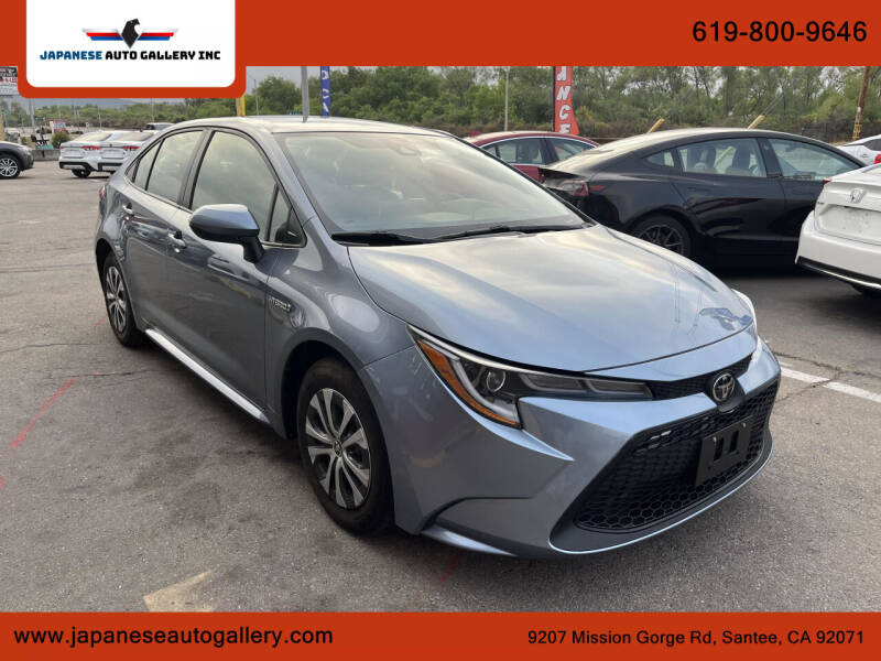 2021 Toyota Corolla Hybrid for sale at Japanese Auto Gallery Inc in Santee CA