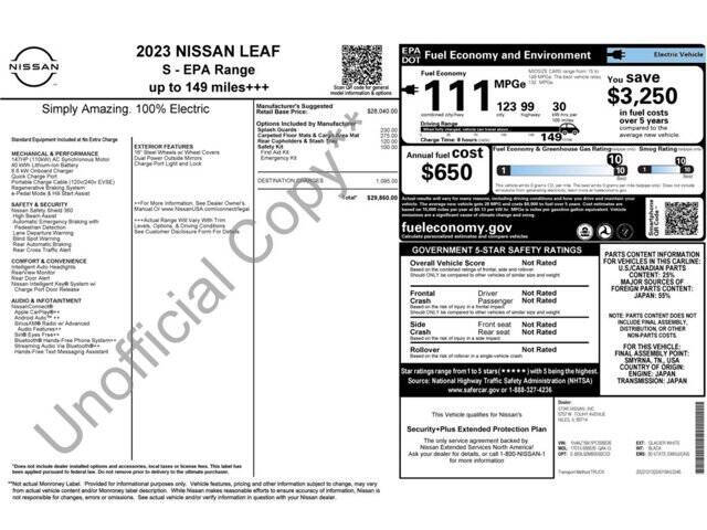 2023 Nissan LEAF S