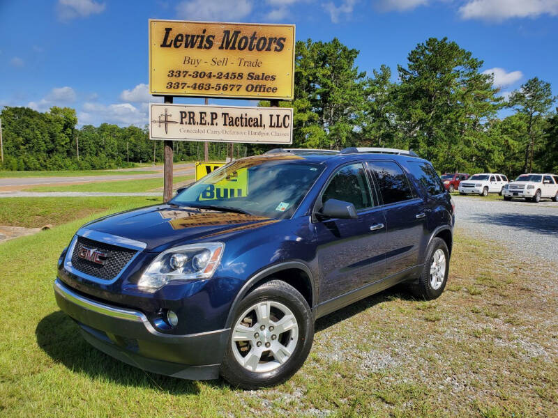 2011 GMC Acadia for sale at Lewis Motors LLC in Deridder LA