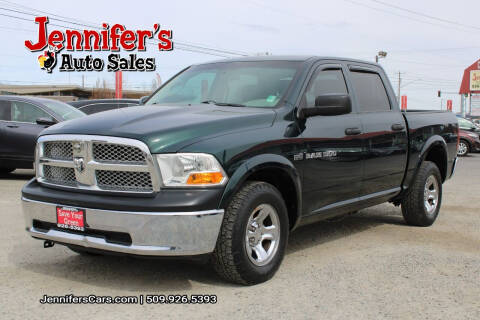 2011 RAM 1500 for sale at Jennifer's Auto Sales in Spokane Valley WA
