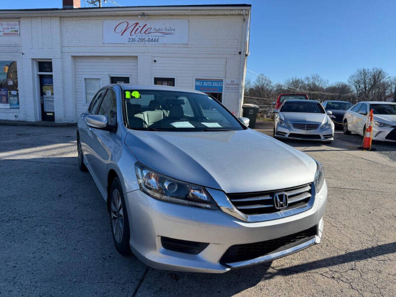 2014 Honda Accord for sale at Nile Auto Sales in Greensboro NC