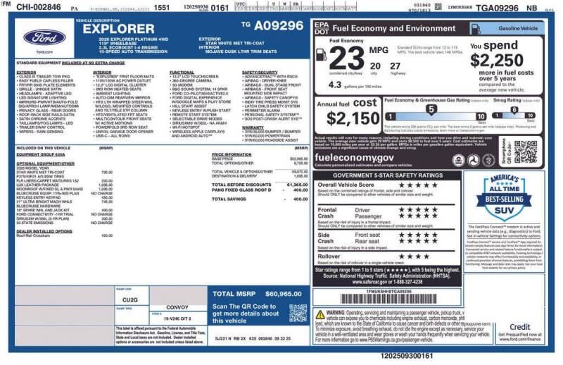 2026 Ford Explorer Platinum