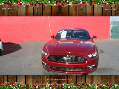 2017 Ford Mustang for sale at Quick Auto Sales in Ceres CA