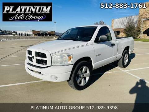 2008 Dodge Ram 1500 for sale at Platinum Auto Group in Hutto TX