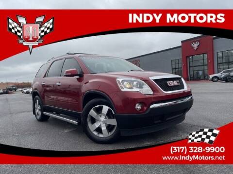 2012 GMC Acadia for sale at Indy Motors Inc in Indianapolis IN