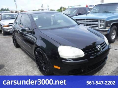2009 Volkswagen Rabbit for sale at Cars Under 3000 in Lake Worth FL