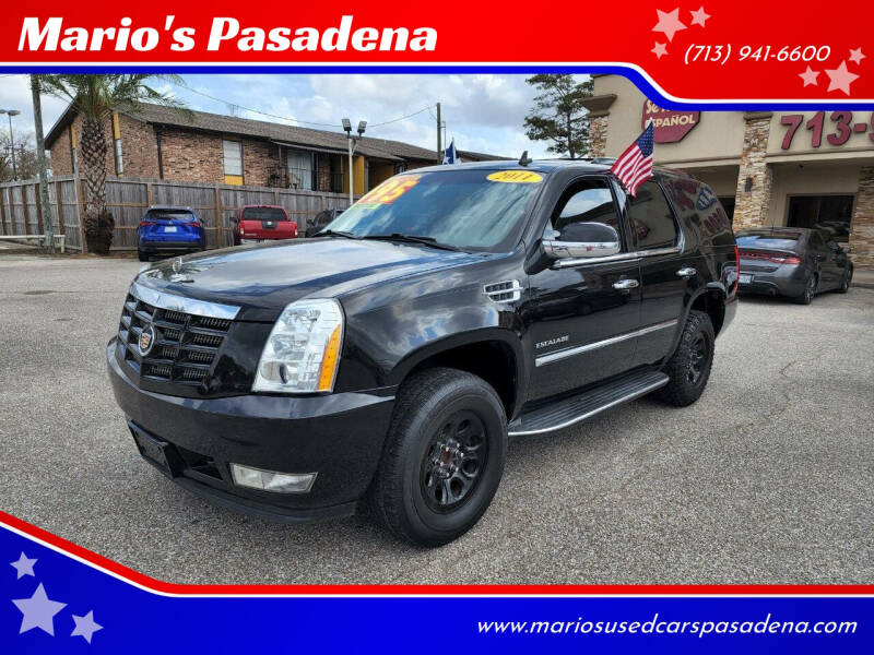 2011 Cadillac Escalade for sale at Mario's Pasadena in Pasadena TX