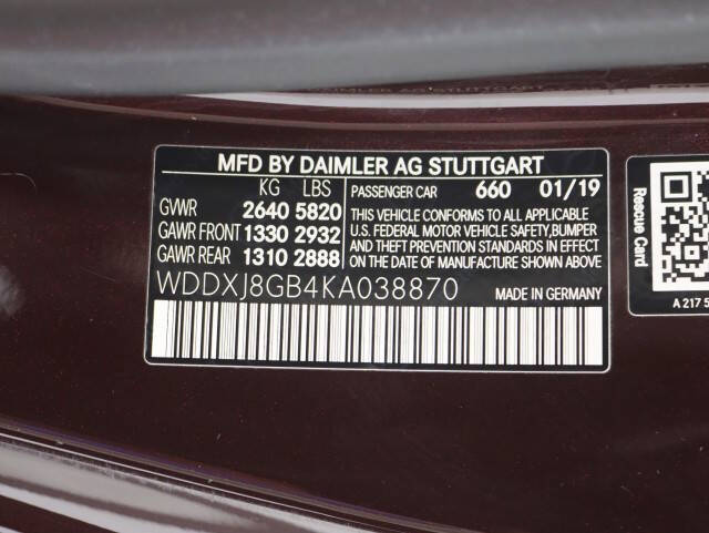 2019 Mercedes-Benz S-Class S 560 4MATIC