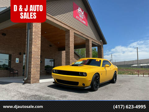 2018 Dodge Challenger for sale at D & J AUTO SALES in Joplin MO