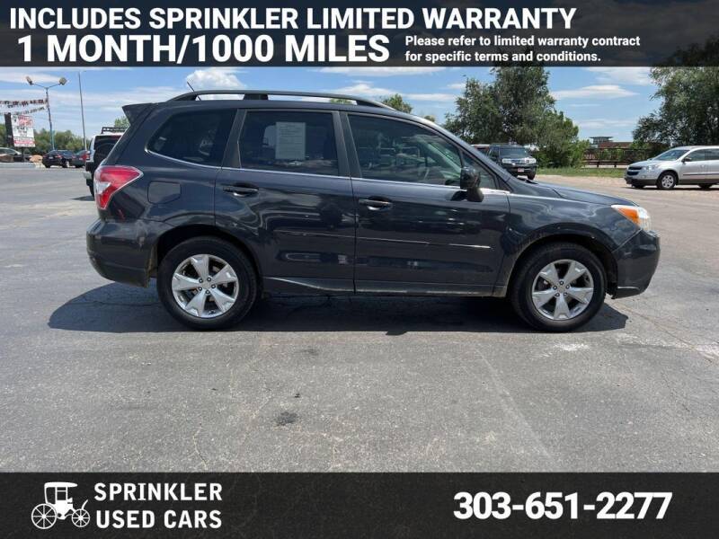 2014 Subaru Forester for sale at Sprinkler Used Cars in Longmont CO