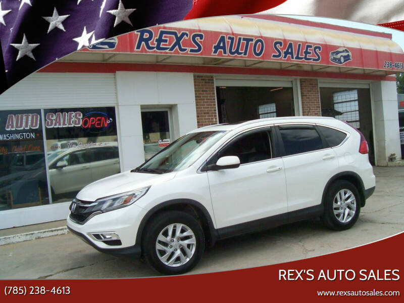 2016 Honda CR-V for sale at Rex's Auto Sales in Junction City KS