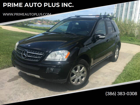 2007 Mercedes-Benz M-Class for sale at PRIME AUTO PLUS INC. in Daytona Beach FL