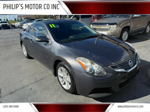 2011 Nissan Altima for sale at PHILIP'S MOTOR CO INC in Haleyville AL