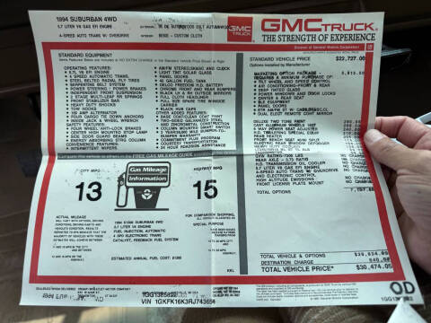 1994 GMC Suburban K1500