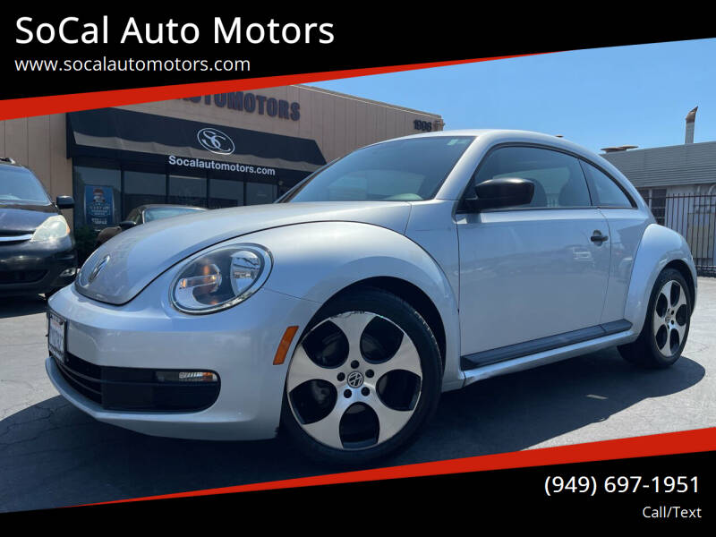 2012 Volkswagen Beetle for sale at SoCal Auto Motors in Costa Mesa CA