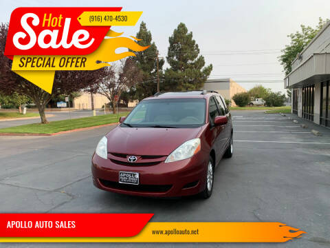 2008 Toyota Sienna for sale at APOLLO AUTO SALES in Sacramento CA