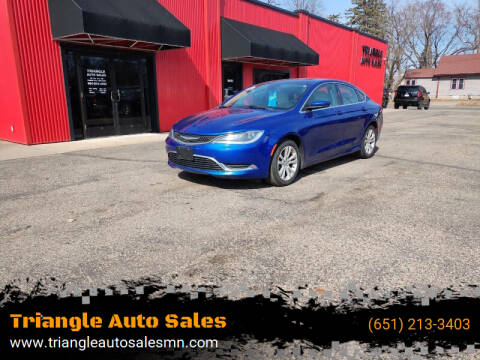 2015 Chrysler 200 for sale at Triangle Auto Sales in Forest Lake MN