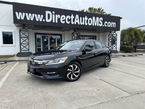 2016 Honda Accord for sale at Direct Auto in Biloxi MS