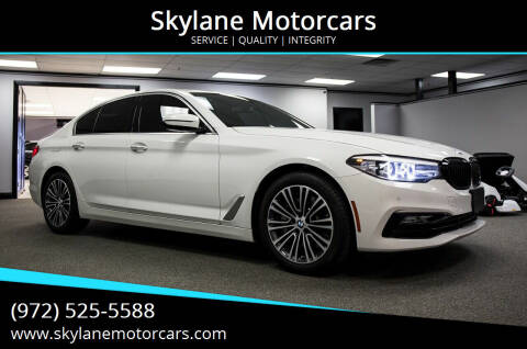 2017 BMW 5 Series for sale at Skylane Motorcars in Carrollton TX