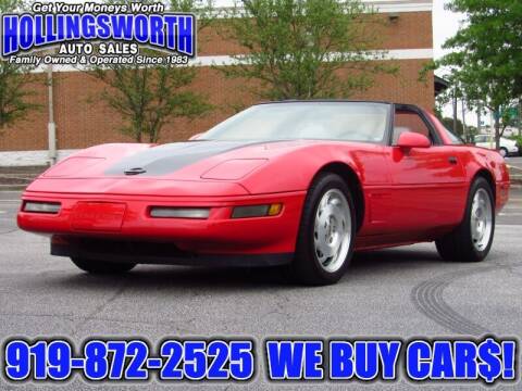 1995 Chevrolet Corvette for sale at Hollingsworth Auto Sales in Raleigh NC