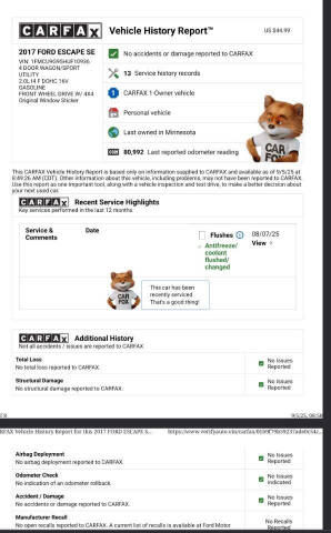 2017 Ford Escape SE