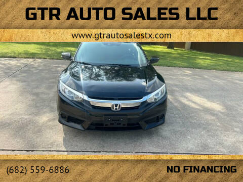 2016 Honda Civic for sale at GTR Auto Sales LLC in Haltom City TX