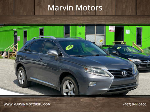 2013 Lexus RX 350 for sale at Marvin Motors in Kissimmee FL