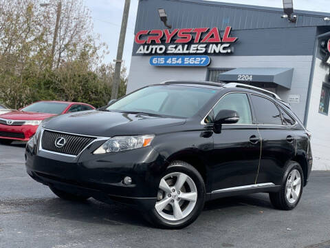 2010 Lexus RX 350 for sale at Crystal Auto Sales Inc in Nashville TN