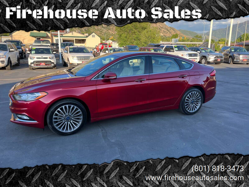 2018 Ford Fusion for sale at Firehouse Auto Sales in Springville UT