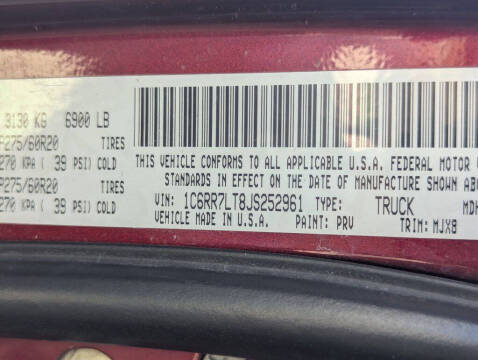 2018 RAM 1500 Big Horn