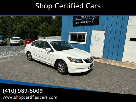 2011 Honda Accord for sale at Shop Certified Cars in Easton MD