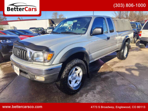 2002 Toyota Tacoma for sale at Better Cars in Englewood CO