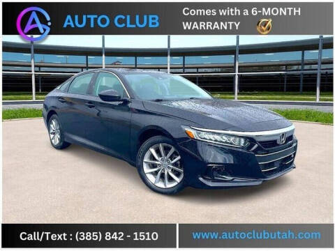 2021 Honda Accord for sale at auto club in Lindon UT