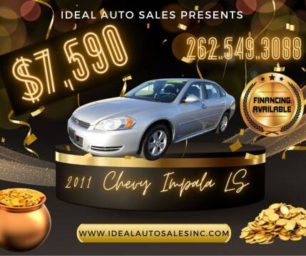 2011 Chevrolet Impala for sale at Ideal Auto Sales, Inc. in Waukesha WI