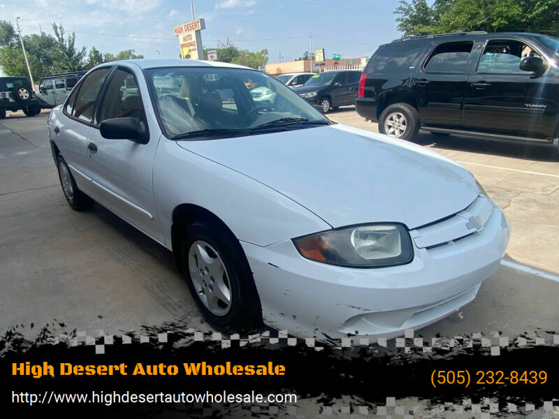 2003 Chevrolet Cavalier for sale at High Desert Auto Wholesale in Albuquerque NM