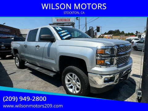 2014 Chevrolet Silverado 1500 for sale at WILSON MOTORS in Stockton CA