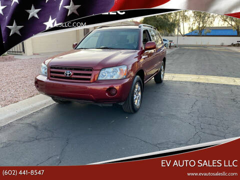 2005 Toyota Highlander for sale at EV Auto Sales LLC in Sun City AZ