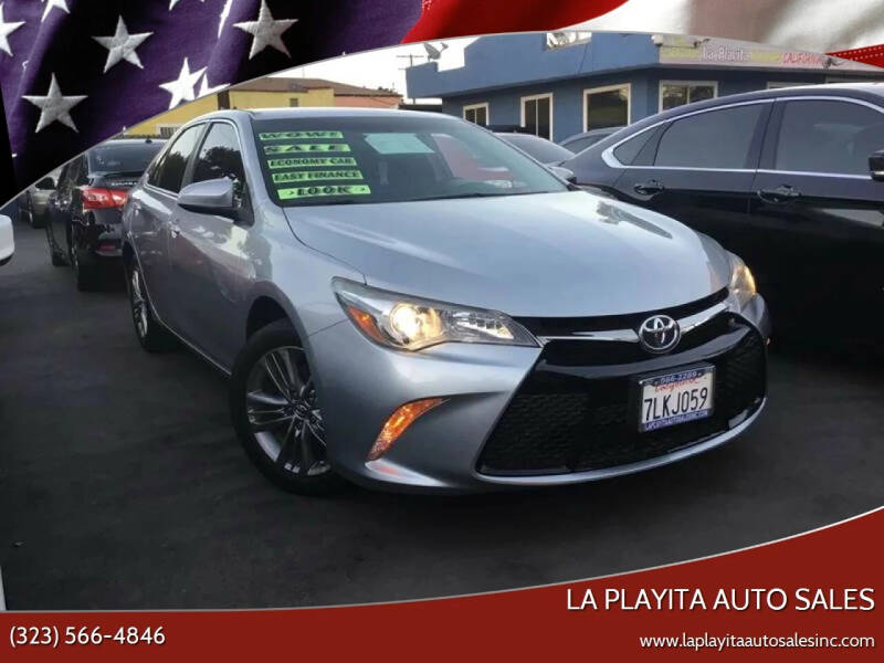 2015 Toyota Camry for sale at LA PLAYITA AUTO SALES INC in South Gate CA