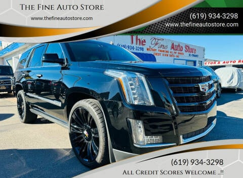 2015 Cadillac Escalade for sale at The Fine Auto Store in Imperial Beach CA