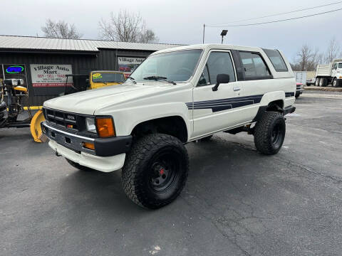 1988 Toyota 4Runner for sale at VILLAGE AUTO MART LLC in Portage IN