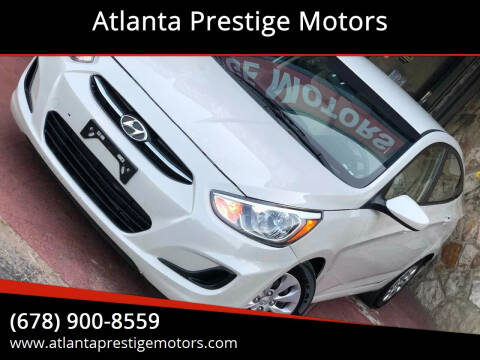 2016 Hyundai Accent for sale at Atlanta Prestige Motors in Decatur GA