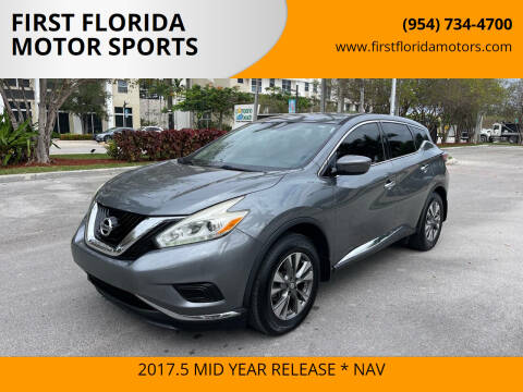 2017 Nissan Murano for sale at FIRST FLORIDA MOTOR SPORTS in Pompano Beach FL