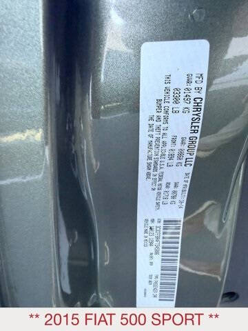 2015 FIAT 500 Sport