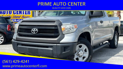 2014 Toyota Tundra for sale at PRIME AUTO CENTER in Palm Springs FL