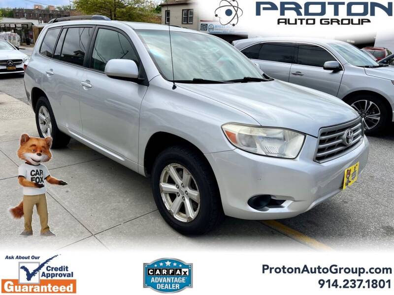 2010 Toyota Highlander for sale at Proton Auto Group in Yonkers NY